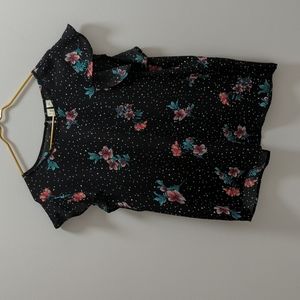 Midnight Sky, extra large floral blouse.